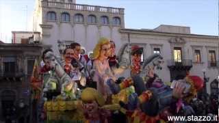 Feste e tradizioni Carnevale di Acireale 2013  Sicilia  Turismo [upl. by Ahsercul128]