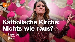 Wie weiter in der katholischen Kirche  ZDFheute live mit Carolin Kebekus und Maria 20 [upl. by Norb]