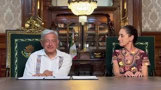 ÚltimaHora AMLO firma decreto para la publicación en el DOF de la reforma al Poder Judicial [upl. by Shamrao]