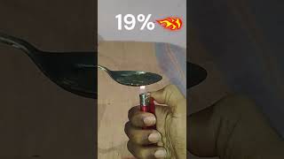 Lighter 🆚 Medicated Oil 🍳🔥lighter shorts 121 experiment [upl. by Arob]