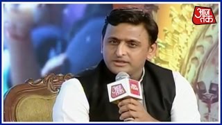 Exclusive  Akhillesh Yadav Speaks At Panchayat Aaj Tak  Uttar Pradesh [upl. by Traweek]