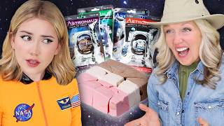 We Tried Astronaut Food I couldnt survive in space [upl. by Atinihs]