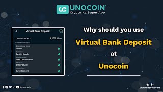 Deposit INR using Unocoins Virtual Bank Deposit and Buy Bitcoin on the go [upl. by Adnor]