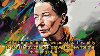 Simone de Beauvoir insight lecture philosophy [upl. by Catina56]