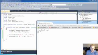 ASPNETC  How to use the QueryString object  Part II [upl. by Morris453]