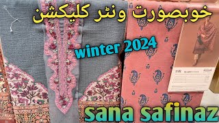 sana safinaz new winter collection 2024 [upl. by Llemhar]