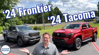 2024 Tacoma vs 2024 Frontier Interior Battle [upl. by Anaib504]