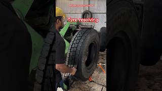 Tyre Resolving process 🧑‍🔧shorts automobile mechanic knowledge tyre facts workshop [upl. by Athenian]