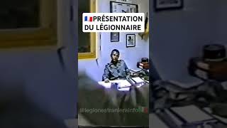 🇫🇷PRÉSENTATION DU LÉGIONNAIRE legionetrangere armeedeterre armeefrancaise pourtoi [upl. by Artenak995]