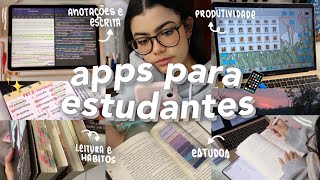 apps incríveis que todo estudante deveria conhecer 📲 de estudos leituras escrita 🤓 [upl. by Eveiveneg]