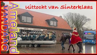 Ameland uittocht Sinterklaas 6 december 2022  Hollum Ameland [upl. by George]