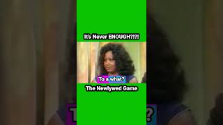 Never ENOUGH thenewlywedgame gameshows comedy funny comedyvideo comedyshorts funnyvideo [upl. by Autry]