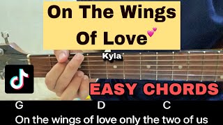 On The Wings Of Love  Kyla  EASY GUITAR TUTORIAL [upl. by Nnylyaj]