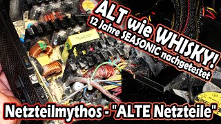 NetzteilMythen 👻 Seasonic ATX Netzteil aus der ITSteinzeit im Belastungstest 😱  Ob DAS gut geht [upl. by Ivel]