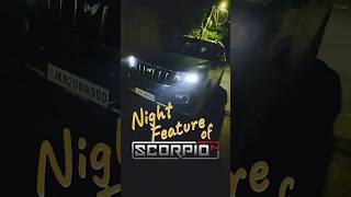 Mahindra ScorpioN Night Feature 🚘 scorpion automobile suv [upl. by Enelie]