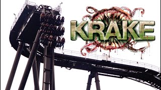 Krake Review Heide Park BampM Mini Dive Coaster [upl. by Inattirb421]