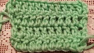 Comment faire la Maille Bride au crochet [upl. by Canty]