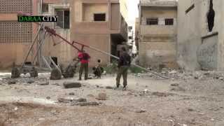 FSA Use Trebuchet To Launch Bombs Against Syrian Army Units [upl. by Sacram963]