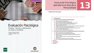 Evaluación Psicológica UNED  Tema 13 Parte 3 [upl. by Atiuqrehs]