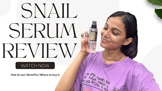 Snail Mucin 96 real review  is it worth  vibewithtanu [upl. by Abby]