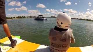 9Year Old Thomas Hermans 2012 Wakeboard Video [upl. by Ydnolem]