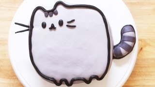 PUSHEEN CAT CAKE  NERDY NUMMIES [upl. by Llorrac]