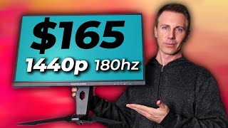 Are Under 200 1440p 180Hz IPS Gaming Monitors any good PG27QFT2A Review [upl. by Nylhtak]