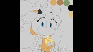 Fan Art Lanolin The Sheep sonic sonicthehedgehog speedpaint ibispaintx [upl. by Nuoras]