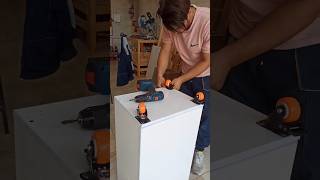 Installing wheels for the devicewoodworking howtomakefromwood wood woodwork diy machine [upl. by Odraboel]