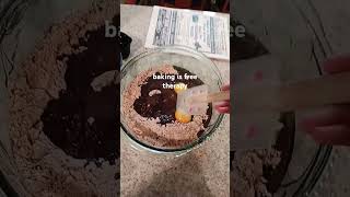 Making brownies  baking freetherapy therapy brownies brownie [upl. by Atiuqrehs]