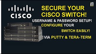 How to Configure Username Console Password and VTY Access on Cisco Switch [upl. by Boehike]