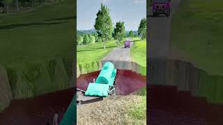 wow tankertruck truck pothole simulation shorts [upl. by Ynattirb]