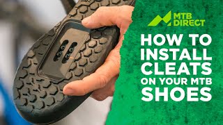 How to install cleats on your MTB shoes [upl. by Farrand]