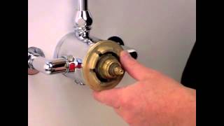 Dual Type Shower Valve Cartridge Exchange Replacement  How To [upl. by Dinesh]