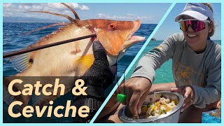 Spear amp Cook  Hogfish Beach Ceviche [upl. by Christel489]