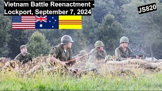 Vietnam Battle Reenactment  Lockport 2024 [upl. by Hako]