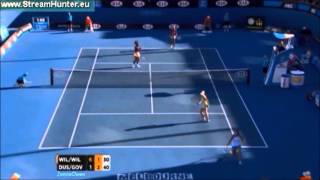 SWilliams  VWilliams vs VDushevina  OGovortsova 2013 AO Highlights [upl. by Genvieve477]