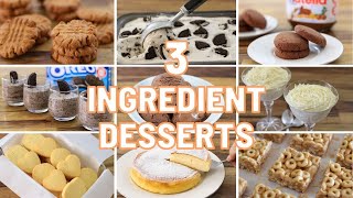 11 Easy 3Ingredient Desserts [upl. by Gernhard16]