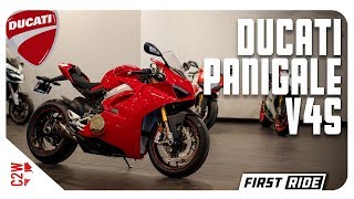 2018 Ducati Panigale V4S  First Ride [upl. by Sanoy]