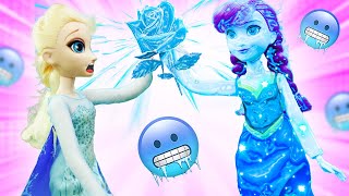 Anna doll is FROZEN Elsa doll and toy Olaf save the Disney princess doll [upl. by Rollecnahc]