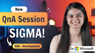 QnA Session with Shradha Maam  Sigma  DSA amp Web Development [upl. by Asilet]