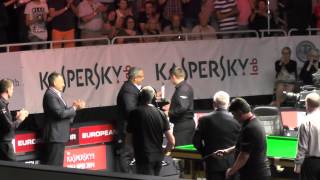 World Snooker PTC  quotRIGA OPEN 2014quot Final  Awards ceremony [upl. by Reo]