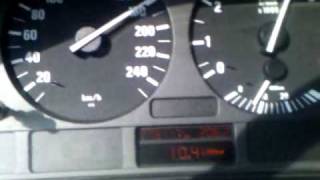 E39 528i Fuel consumption  200kmh [upl. by Lorant692]