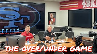 The OverUnder Game 49ers Draft Edition [upl. by Kassi]