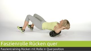 Faszientraining Rücken quer mit PINOFIT Faszienrolle Pro amp Wave Pro  PINOFIT [upl. by Savanna]