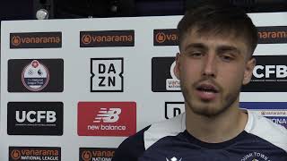 Slough Town 21 Chelmsford City  Slavi Spasov interview  10 August 2024 [upl. by Sasnak]