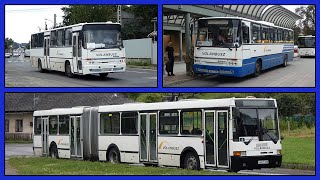 Ikarus buszok Salgótarjánban  Főszerepben Magyarország utolsó Ikarus 435öse a HKZ209 [upl. by Esinahs582]