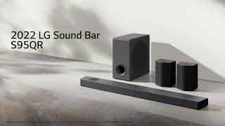 LG S95QR 915 ch High Res Audio Sound Bar with Dolby Atmos and Surround Speakers [upl. by Neuberger]