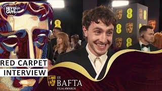 Paul Mescal  2024 BAFTAs Hilarious Red Carpet Interview [upl. by Wenz]