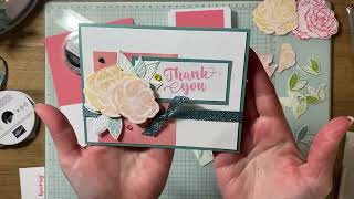 Comparing stampsdie cuts with CTMH amp Stampin’ Up  card tutorial [upl. by Naed918]